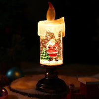 Sneeuwval Kristal Kerstkaarslicht