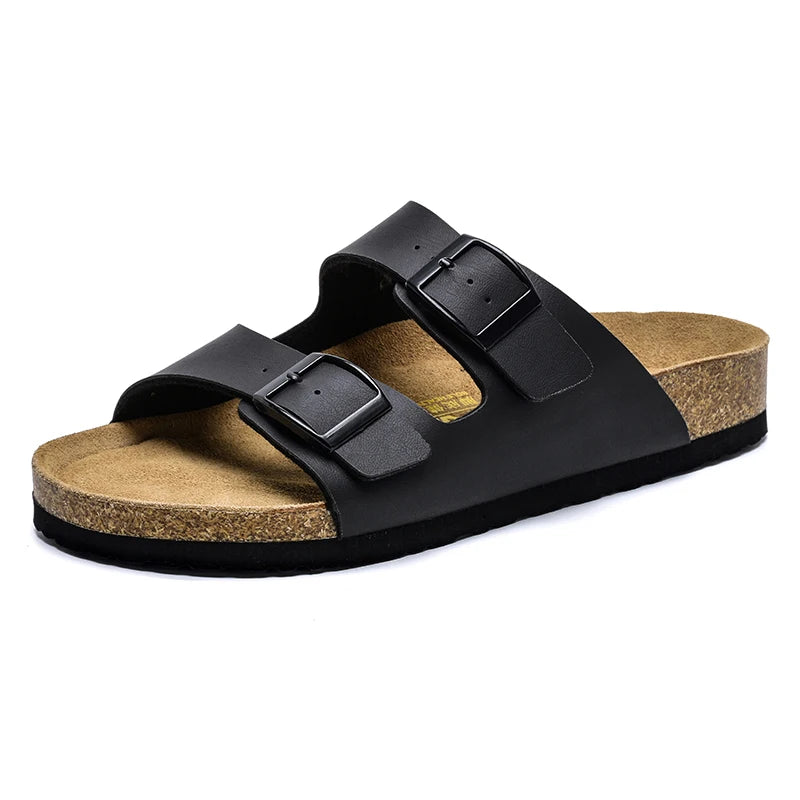 Aurelius Luxe Zomer Slippers | Stijlvolle en comfortabele huisschoenen voor mannen, perfect voor stranduitstapjes en casual wear, beschikbaar in maten 35-46.