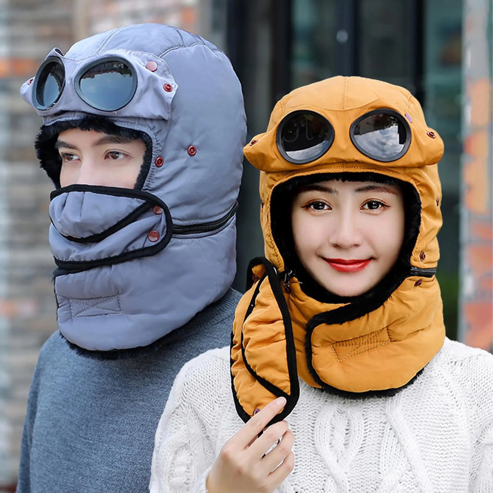 Polar Vision Thermo Winddichte Gezichtsbescherming Beanie