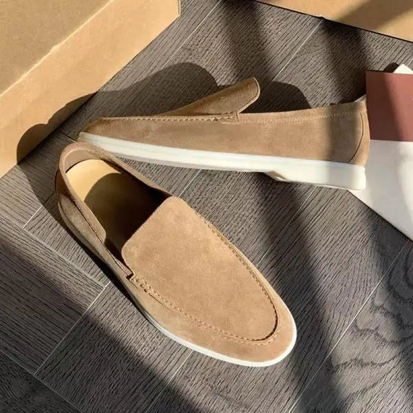 VeluxeLoafers | Gemakkelijk op te schuiven met duurzame rubberen buitenzolen