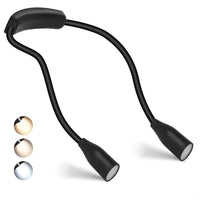 LED Nackenlampe LumiNeck | USB oplaadbaar | 3 lichtkleuren & traploos dimbaar | Flexibel & Draagbaar