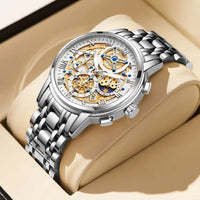 Elegante Business-Quartz Horloge voor Heren | Waterdicht tot 3 Bar – Ronog