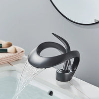 Wastafelmengkraan met watervaluitloop - Flowarc