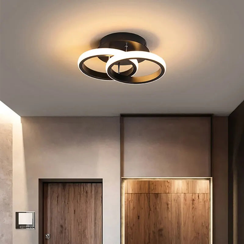 Moderne LED plafondlamp in kroonluchterstijl – geometrische wandlamp in moderne stijl