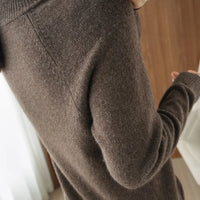 LuxeMerino Classic Mock Neck Sweater | Exquise merinowollen pullover voor ultieme warmte en zachtheid deze herfst en winter