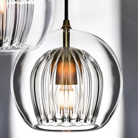 Retro Glazen Globe Vorm Hanglamp