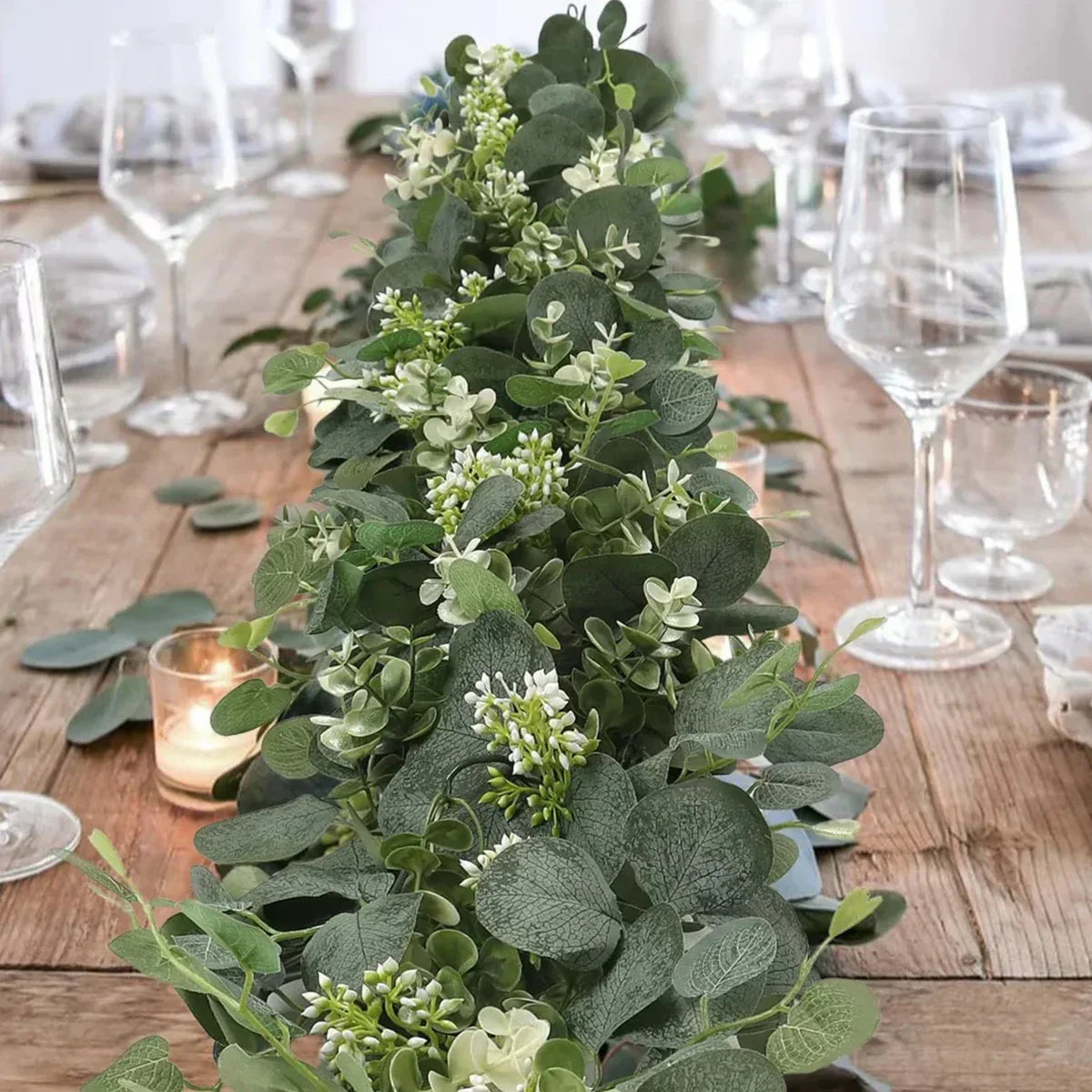 Eucalyptus Kransen Set | 2 Stuks | 180 cm | Realistisch & Onderhoudsvrij