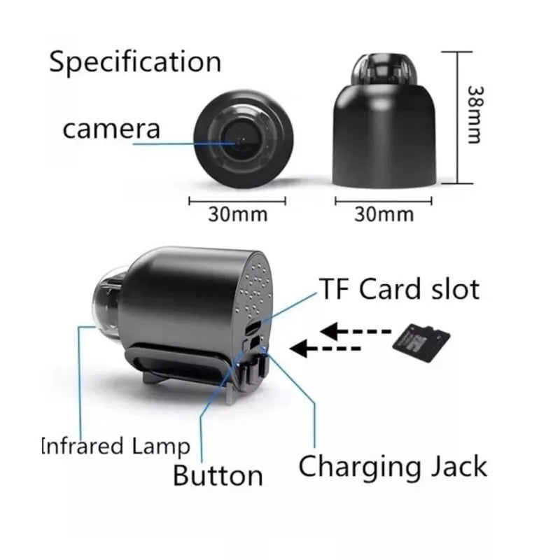 Mini 5G Draadloze Wifi Camera 1080P HD
