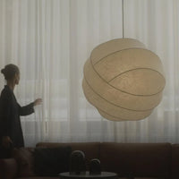 Wabi Sabi Zijde Bal Japandi Hanglamp