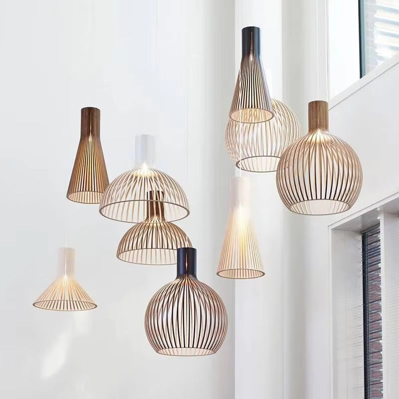 Natura Orb Hanglamp – Organisch Houten Ontwerp voor Gezellige Interieurs