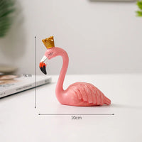 Flamingo-figuur van hars moderne decoratie