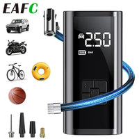 TURBOPUMP Luchtcompressor | 150 PSI kracht | Draadloos en compact | 6000mAh batterij