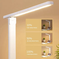 6000mAh oplaadbare LED bureaulamp USB 3 kleuren traploos dimbare bureaulamp Touch opvouwbaar oogbeschermend lees nachtlampje