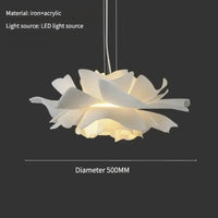 Hanglamp in de vorm van een lotusbloem – Decoratieve plafondlamp met gelaagde kap