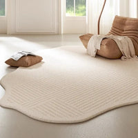 Lorae - Crèmekleurig Gestreept Vloerkleed