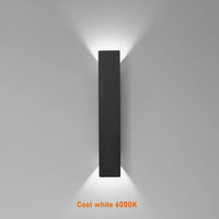 Moderne Buitenlamp – LED Wandlamp Op/Neer, Waterdicht, Verticale Ontwerp