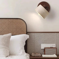 Studie Lezen Minimalistische Travertijn Steen Wandlamp
