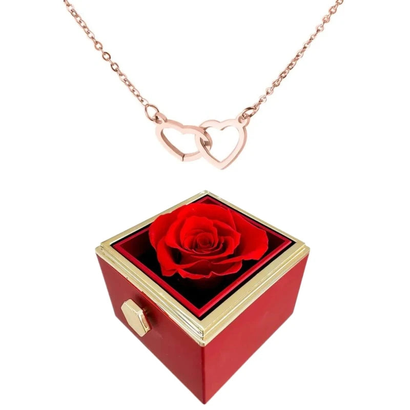 Hart Hanger Met Rotating Roos Cadeaubox