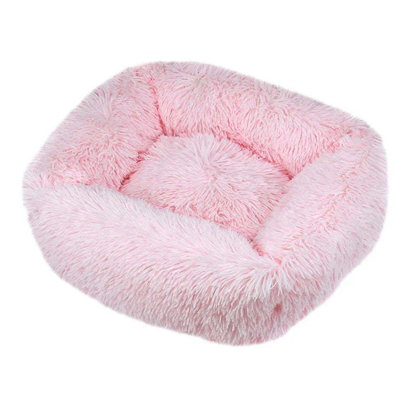 FurHaven Deluxe Dog Lounger | Lang pluche, wasbaar bed voor honden en katten