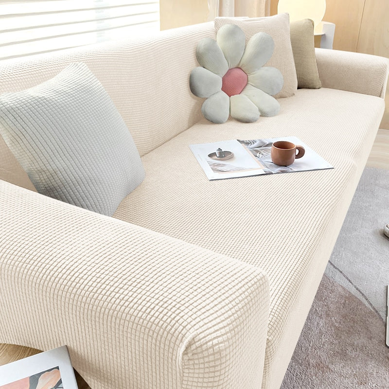 Comfort Fit Sofa Slipcover | Elastisch, morsbestendig, modern ontwerp Geniet van een perfecte pasvorm die je bank moeiteloos beschermt en verfraait.