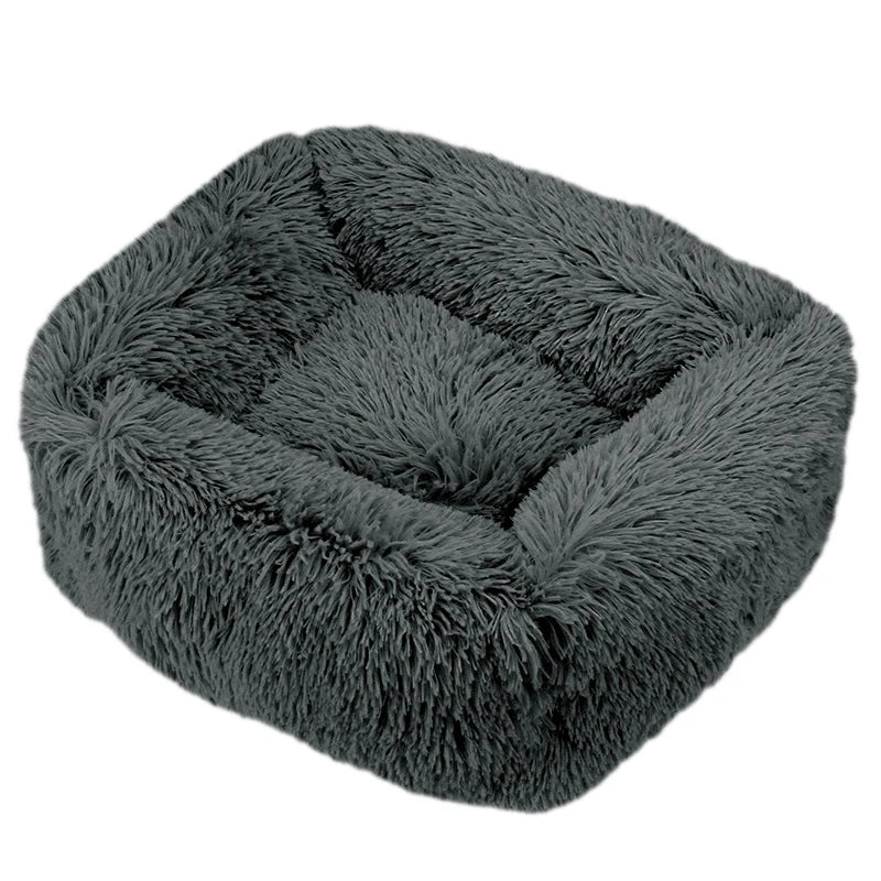 FurHaven Deluxe Dog Lounger | Lang pluche, wasbaar bed voor honden en katten
