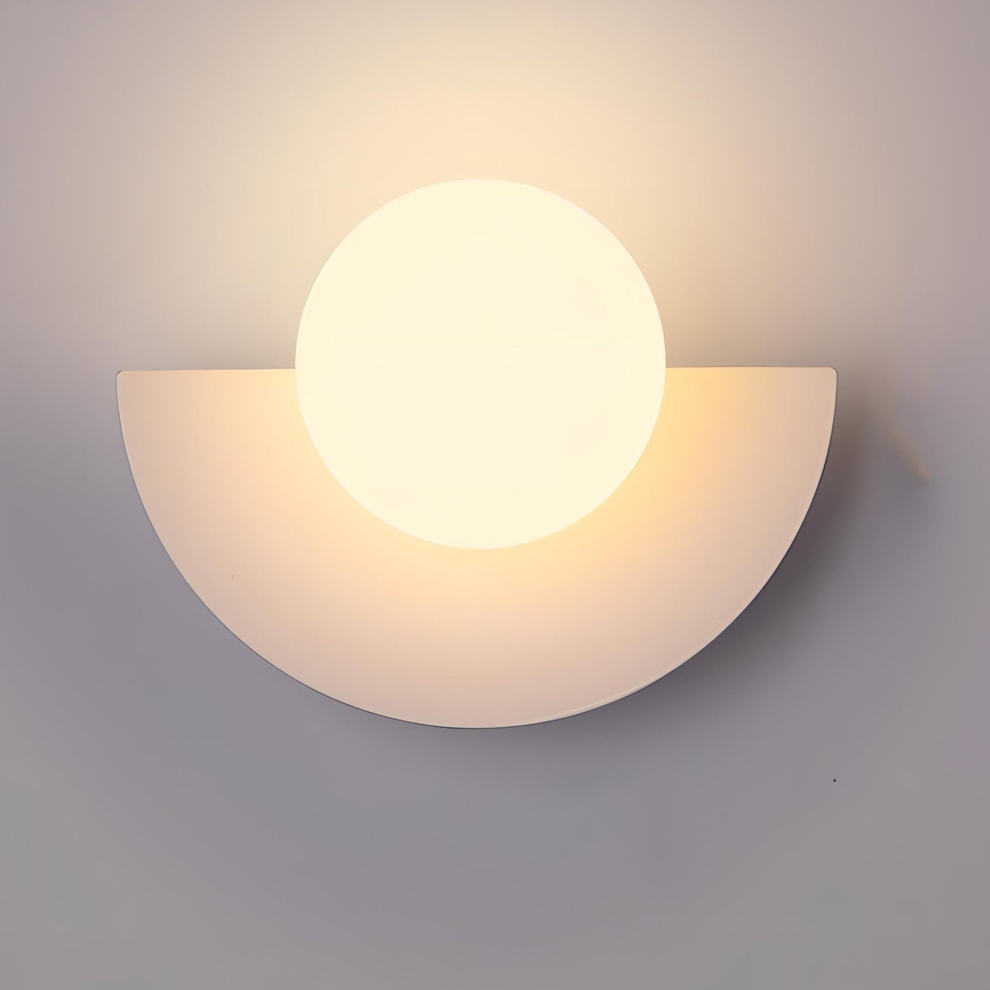 Noordse Halfronde Wandlamp