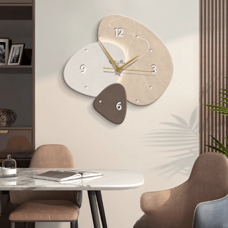 TIMENORD – Stijlvolle Scandinavische Wandklok met Geluidsarme Functie
