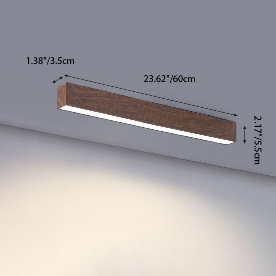 LumiGrain LED-Plafondlamp in Houtlook