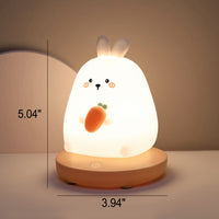 Dier-LED-nachtlamp | Schattig siliciumontwerp | Ingebouwde LED