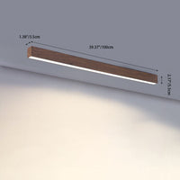LumiGrain LED-Plafondlamp in Houtlook