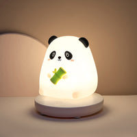 Dier-LED-nachtlamp | Schattig siliciumontwerp | Ingebouwde LED