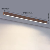 LumiGrain LED-Plafondlamp in Houtlook