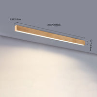 LumiGrain LED-Plafondlamp in Houtlook