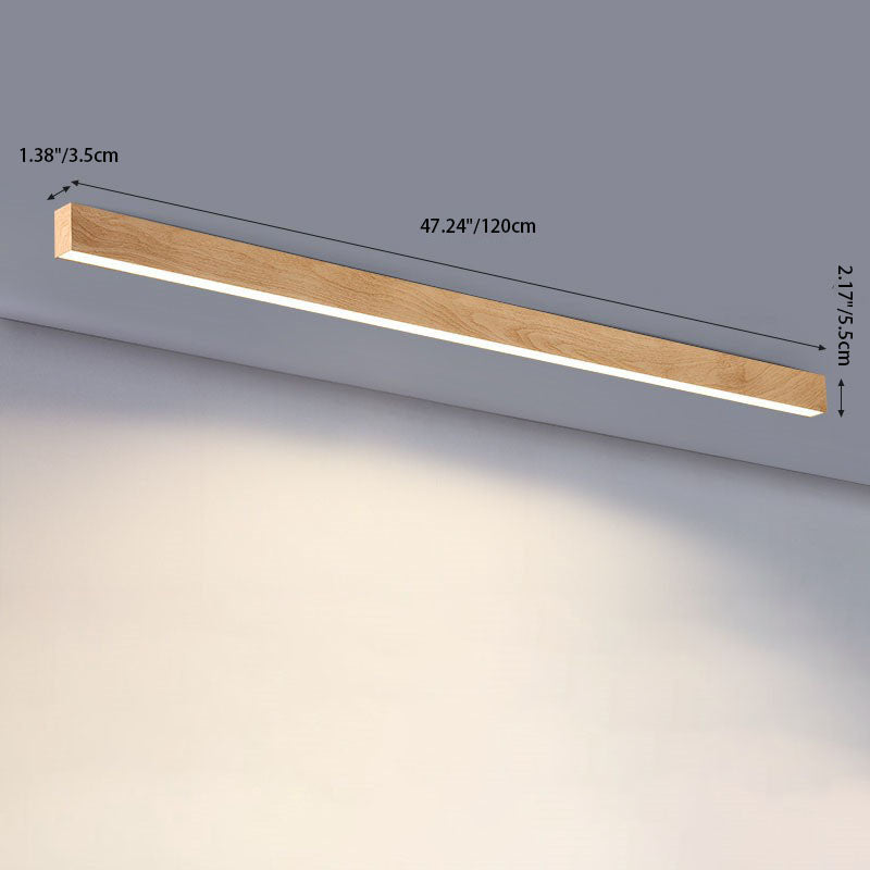 LumiGrain LED-Plafondlamp in Houtlook