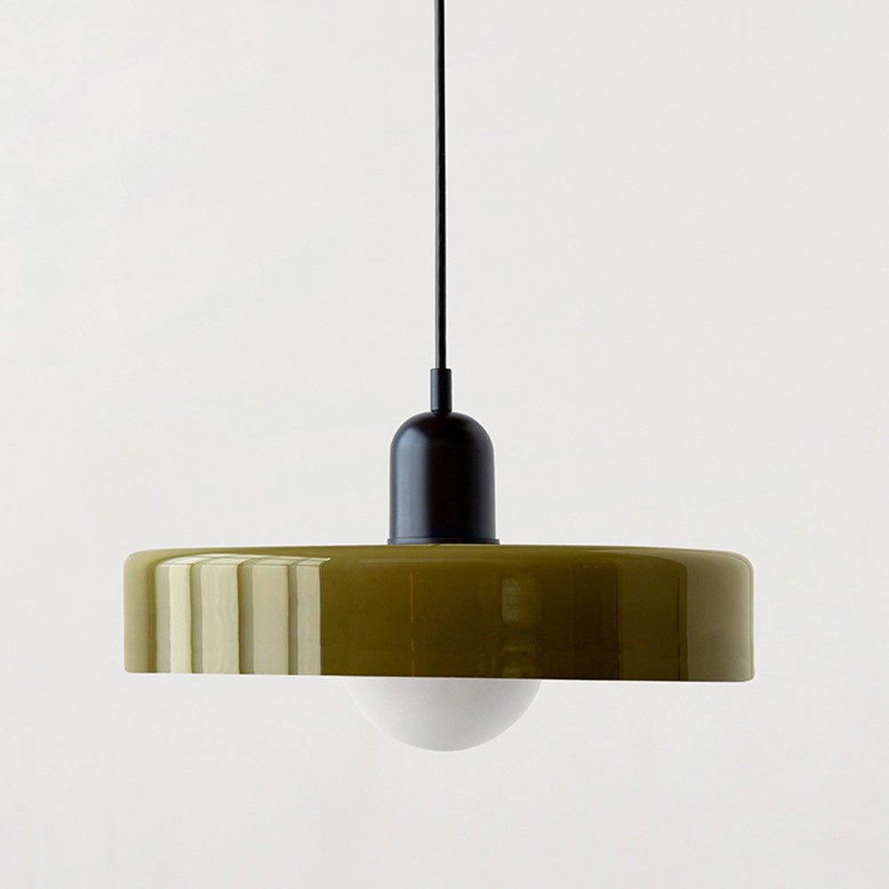 Skanto | Bauhaus Hanglamp | Gekleurd Glas, Verstelbare Hoogte & Ideaal voor Eetkamers en Moderne Interieurs