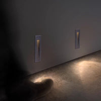 Ray Moderne Metalen Vierkante Buiten Deck/Stap Lamp, Zwart