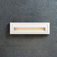 Ray Moderne Metalen Vierkante Buiten Deck/Stap Lamp, Zwart