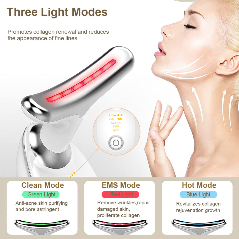 Skanto | LED Photon Therapie Anti-Rimpel Dubbele Kin Verwijderaar
