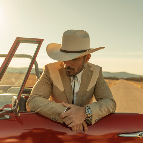 Tijdloze Stro Cowboyhoed