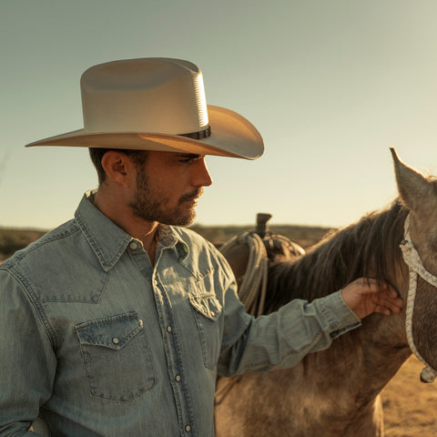 Tijdloze Stro Cowboyhoed