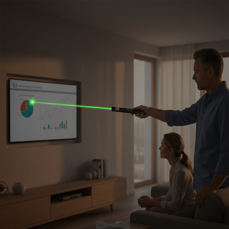 Laserpointer Metaal – Focust Instelbaar & Oplaadbaar