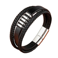 Lederen Heren Armband - Tijdloos en Stijlvol Accessoire