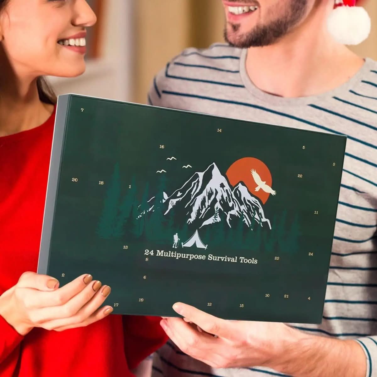 Avontuurlijke Uitrusting Adventskalender 2025 – 24 Buitenwerktuigen