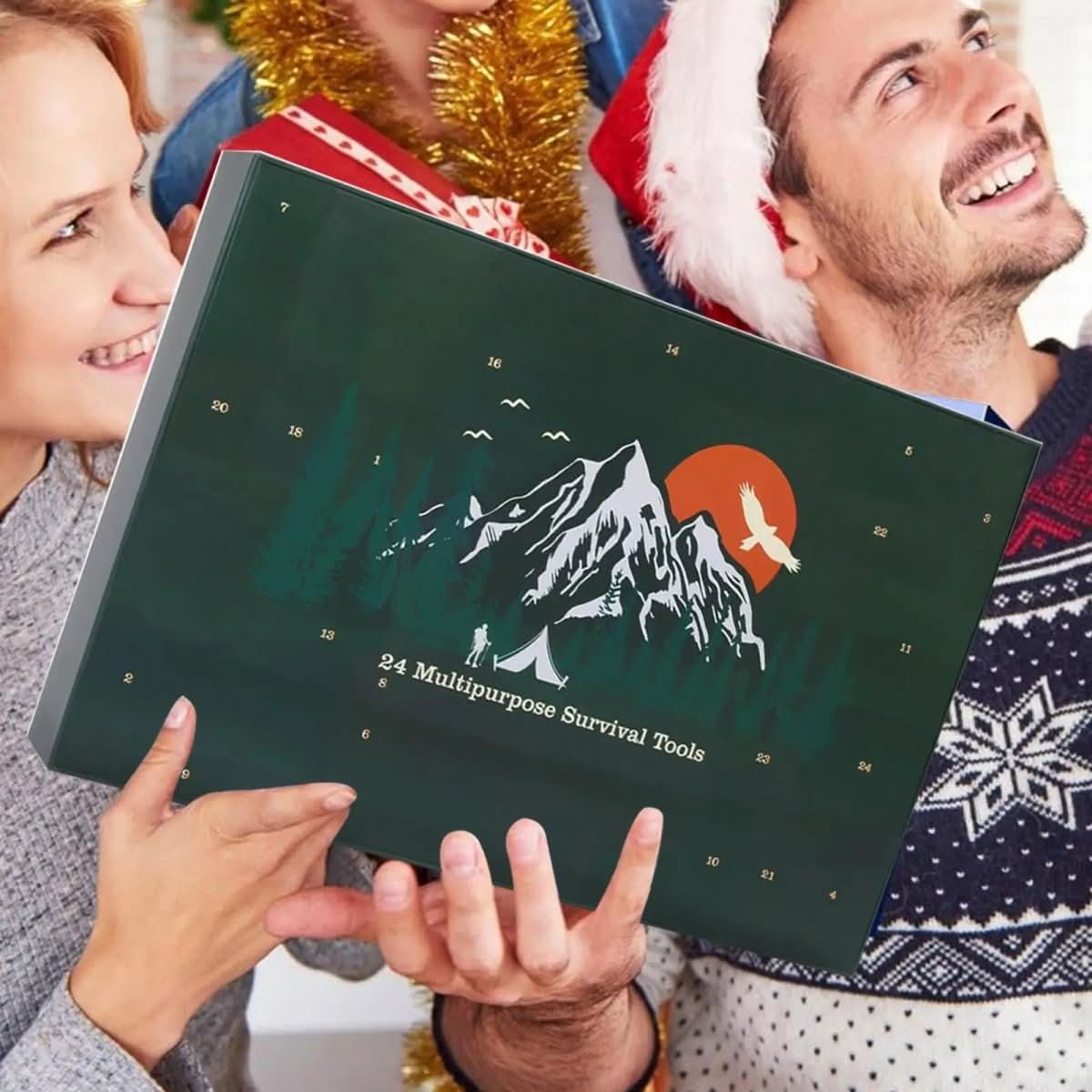 Avontuurlijke Uitrusting Adventskalender 2025 – 24 Buitenwerktuigen