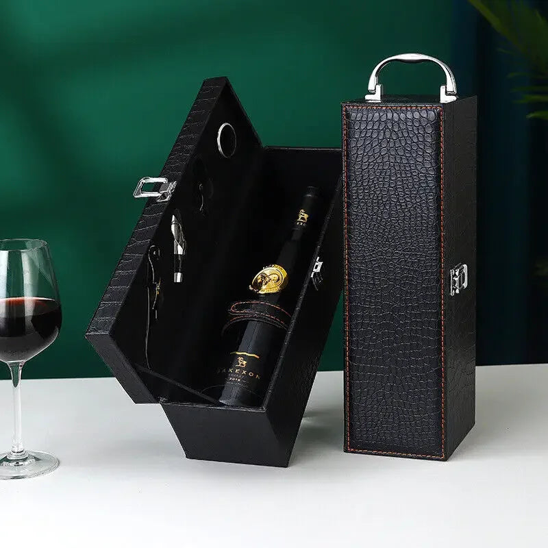 Luxe Wijnkoffer - Stijlvolle Opslag voor Wijn en Accessoires