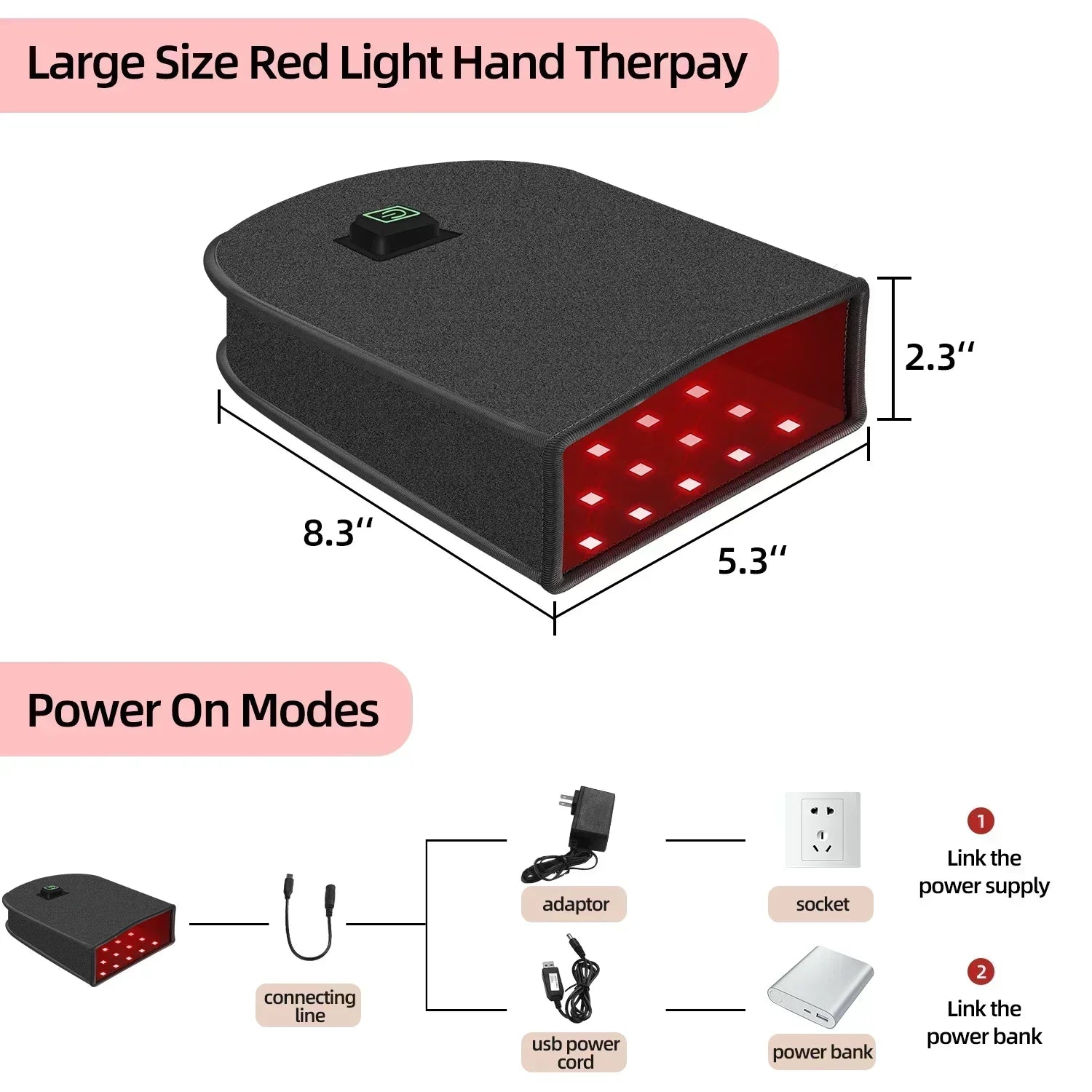 Lumera Roodlichttherapie Handschoen Voor Gewrichtspijnverlichting