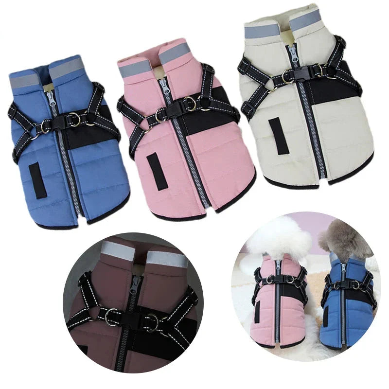 LuxePaws Honden Outfit | Warme Winddichte Jas voor Kleine en Medium Honden