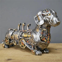 ArtisanForge Steampunk Dierensculptuur | Indrukwekkend mechanisch dierenornament dat industriële chic decoratie verrijkt met unieke artistieke elegantie