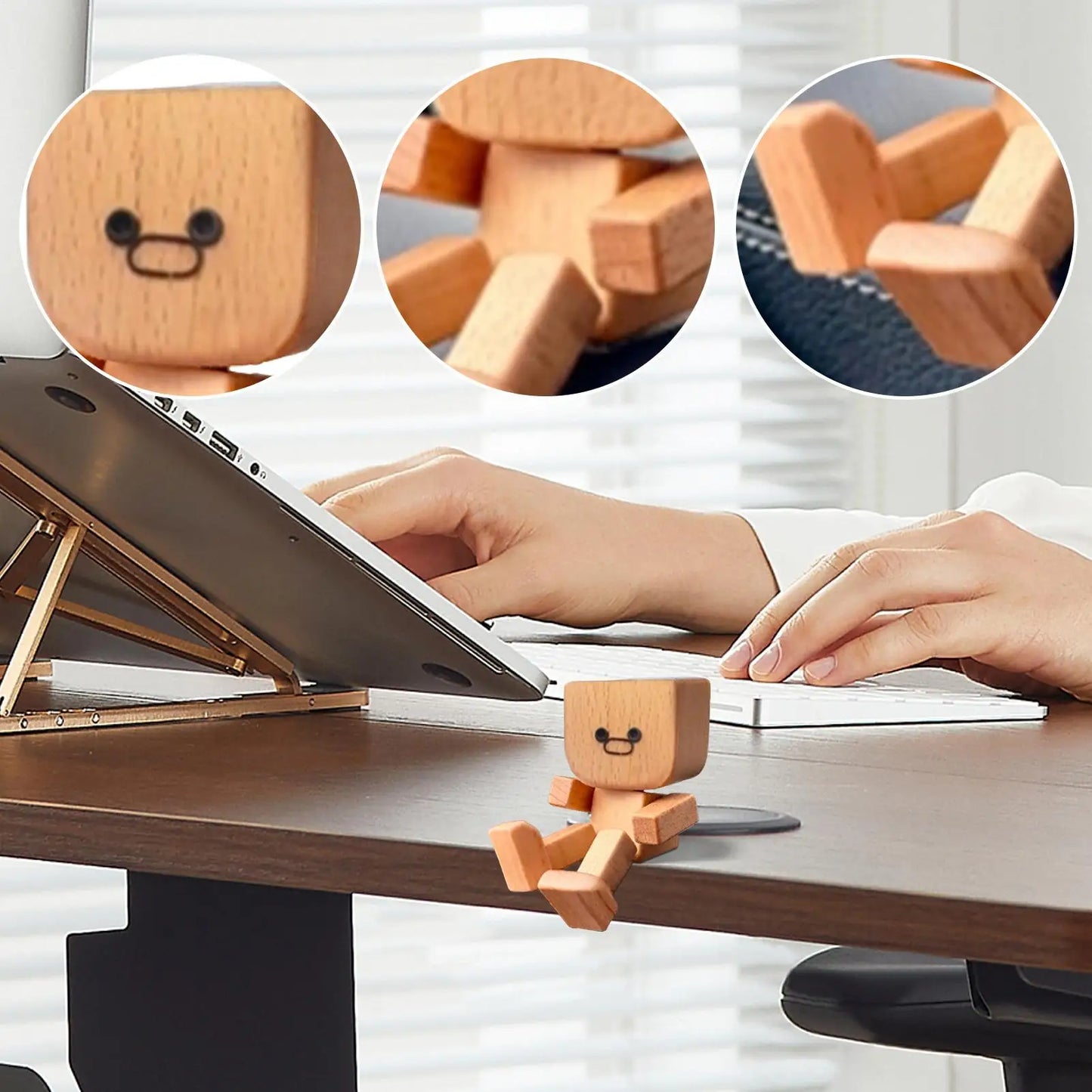HolzLiora™ - Handgemaakte Houten Figuur