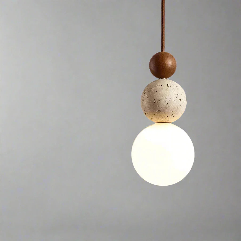 Moderne hanglamp met sferische details